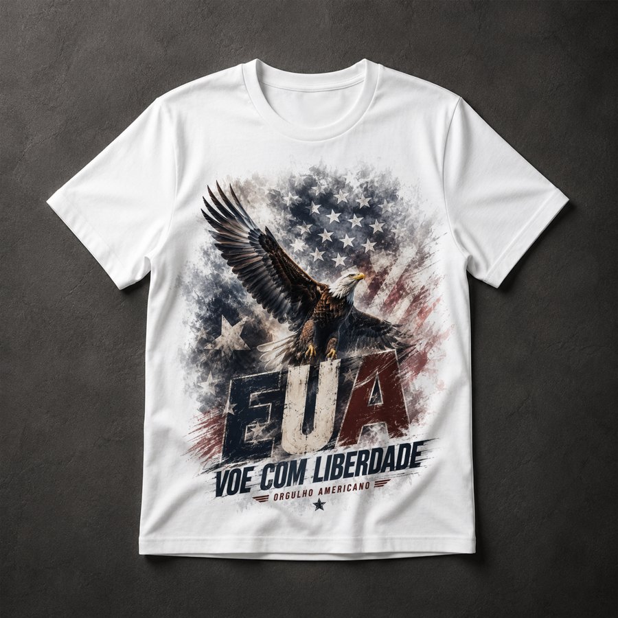 Camiseta Águia Americana
