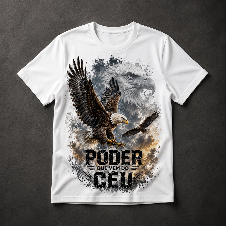 Camiseta Águia e Poder
