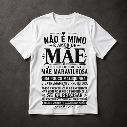 Camiseta Amor de Mãe