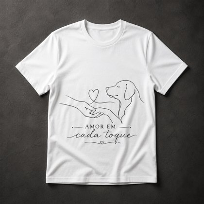 Camiseta Amor Pet Cachorro