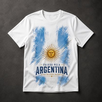 Camiseta Argentina Paixão