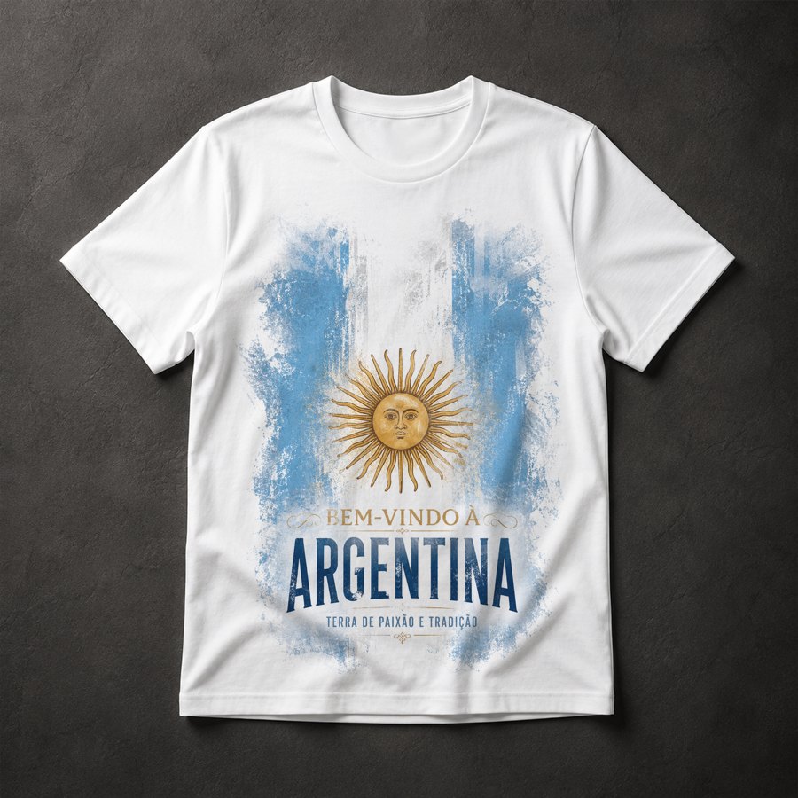 Camiseta Argentina Vintage