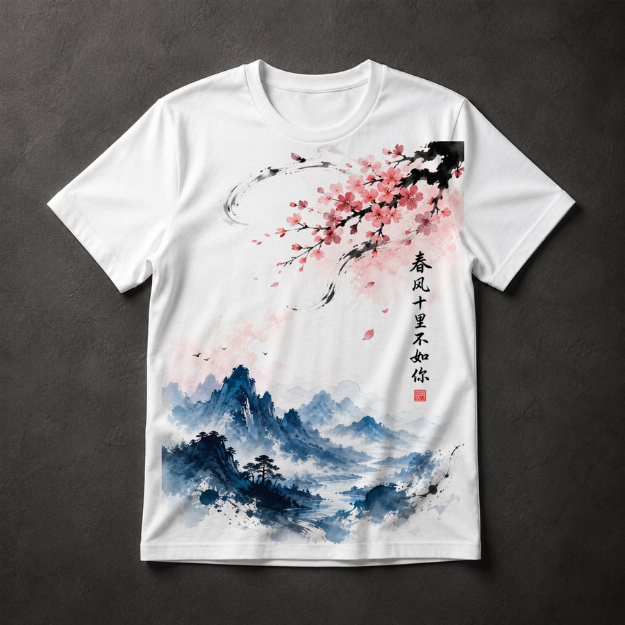 Camiseta Arte Oriental