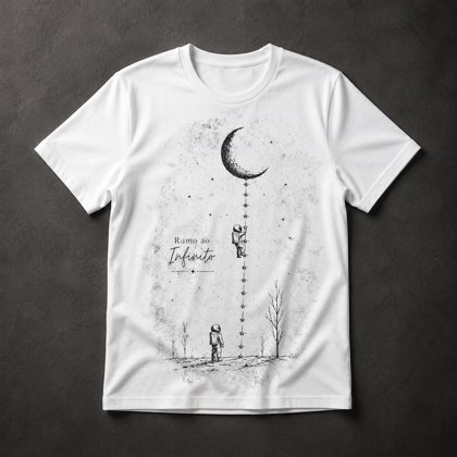 Camiseta Astronauta Lua