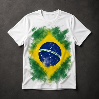 Camiseta Bandeira Brasil