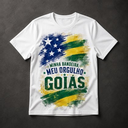 Camiseta Bandeira Goiás