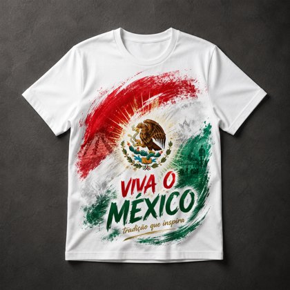 Camiseta México patriótico