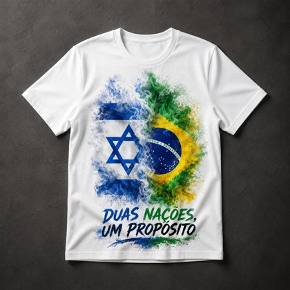 Camiseta Brasil Israel