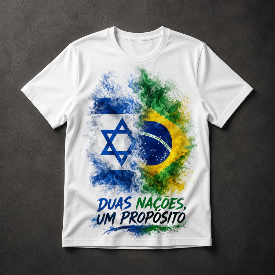 Camiseta Brasil Israel