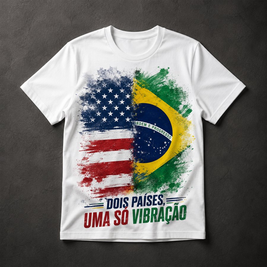 Camiseta Brasil EUA