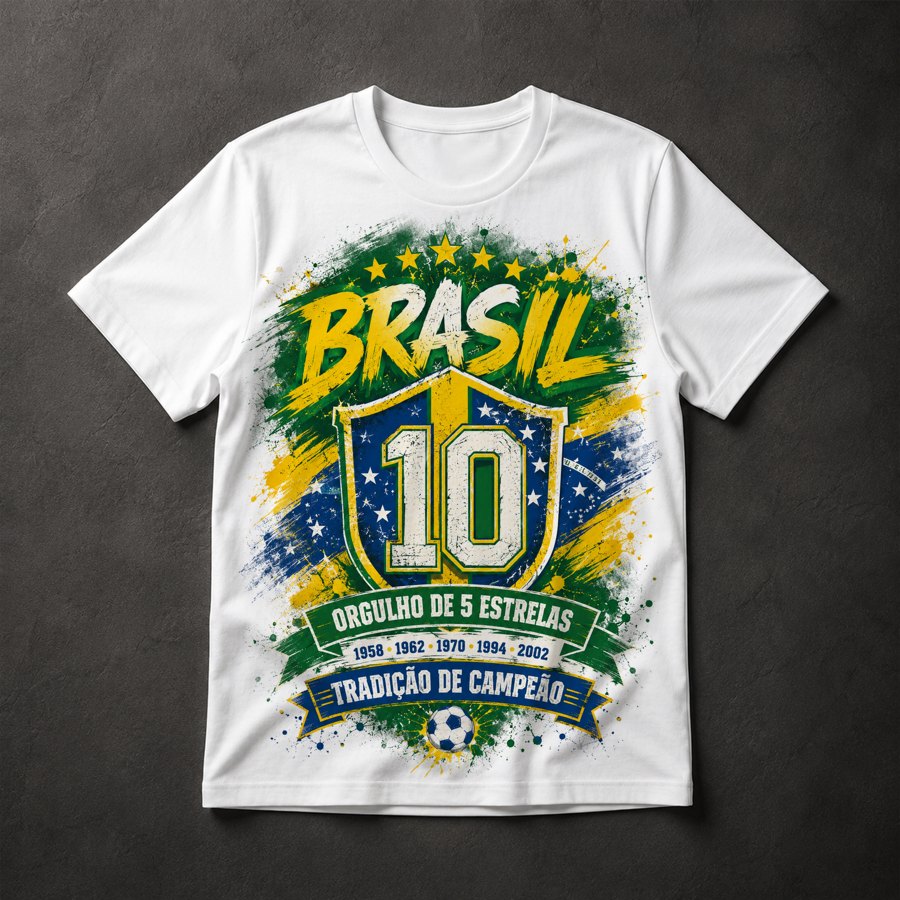 Camiseta Brasil Futebol