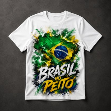 Camiseta Brasil no Peito