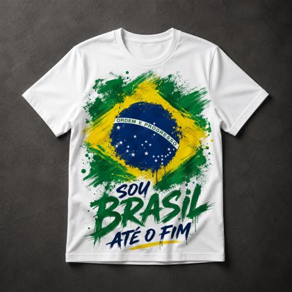 Camiseta Patriotismo Brasil