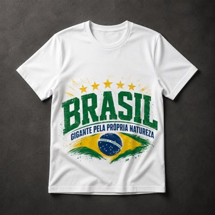 Camiseta Brasil Patriótico