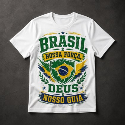 Camiseta Brasil Patriótico