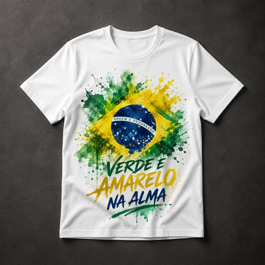 Camiseta Patriotismo Brasil