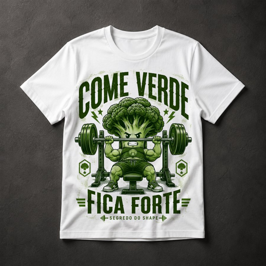 Camiseta Brócolis Malhado