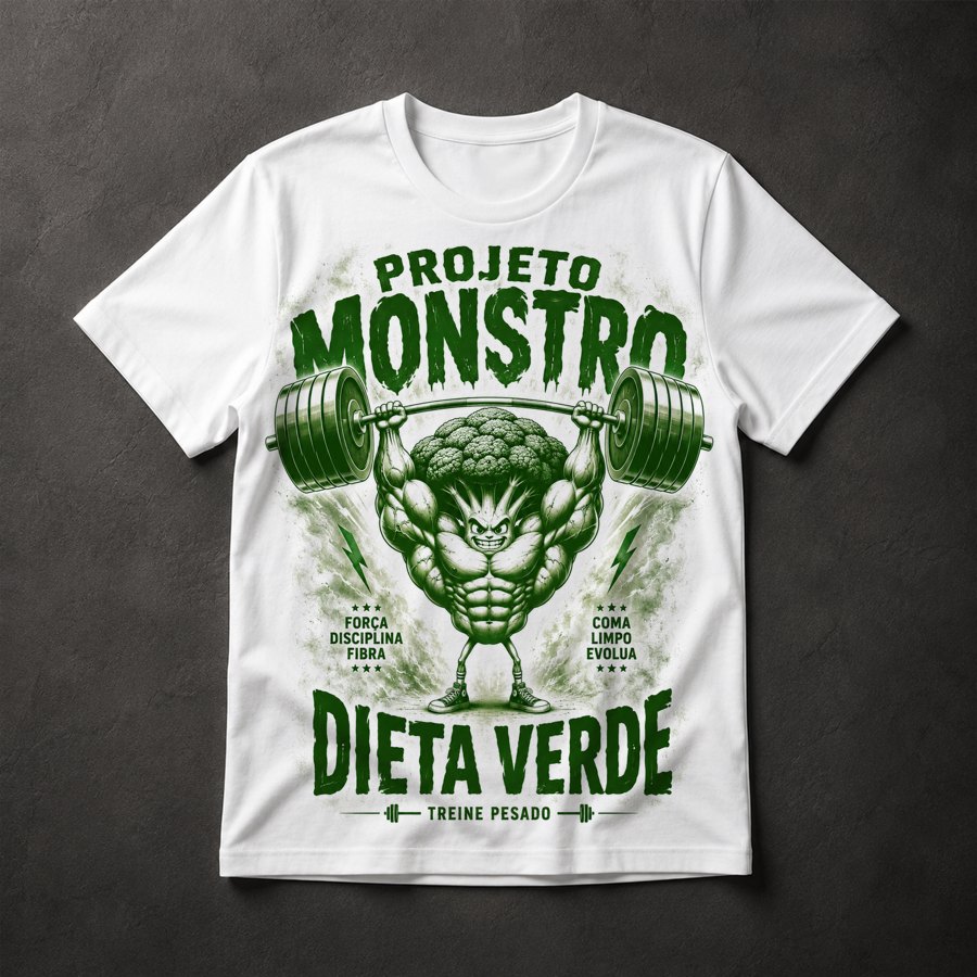 Camiseta Brócolis Monstro