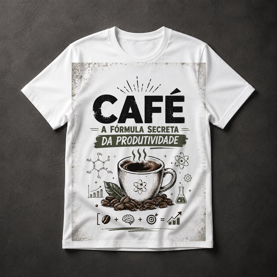 Camiseta Café Produtividade