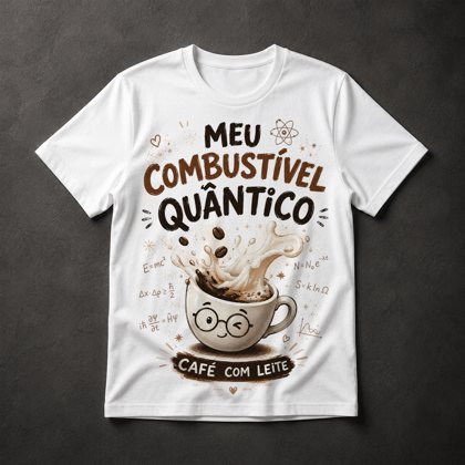 Camiseta Café Quântico
