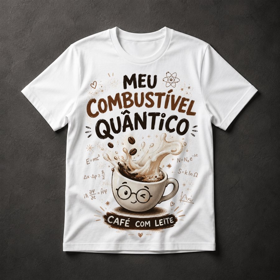 Camiseta Café Quântico