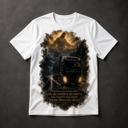 Camiseta Caminhoneiro com Fé
