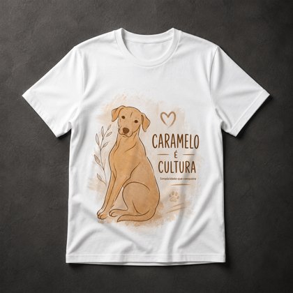 Camiseta Cão Caramelo