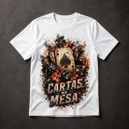 Camiseta Cartas na Mesa