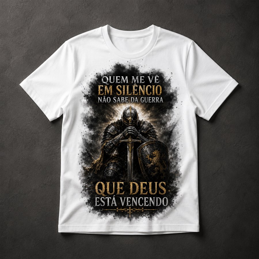 Camiseta Cavaleiro Cristão