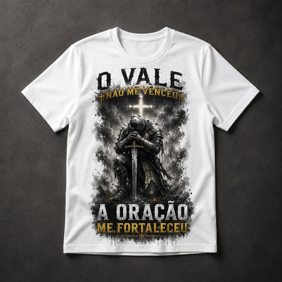 Camiseta Cavaleiro em Oração