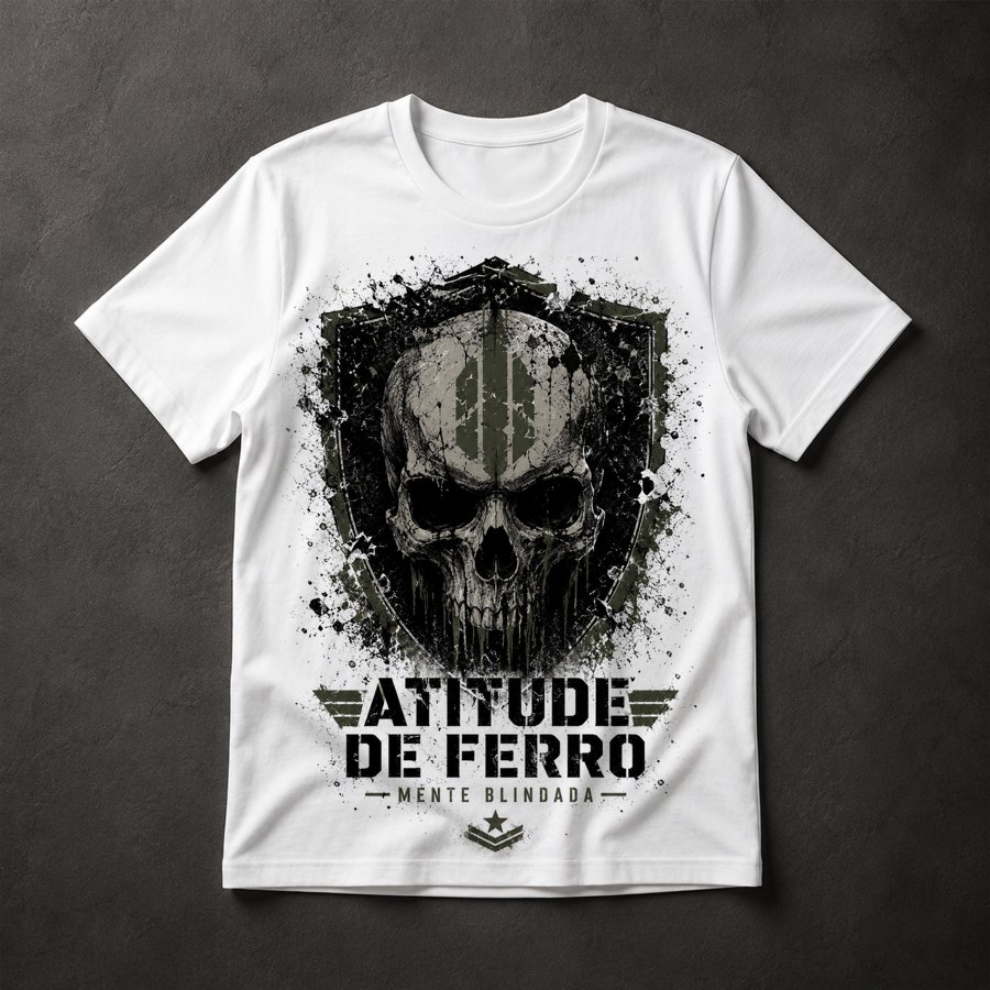 Camiseta Caveira Militar