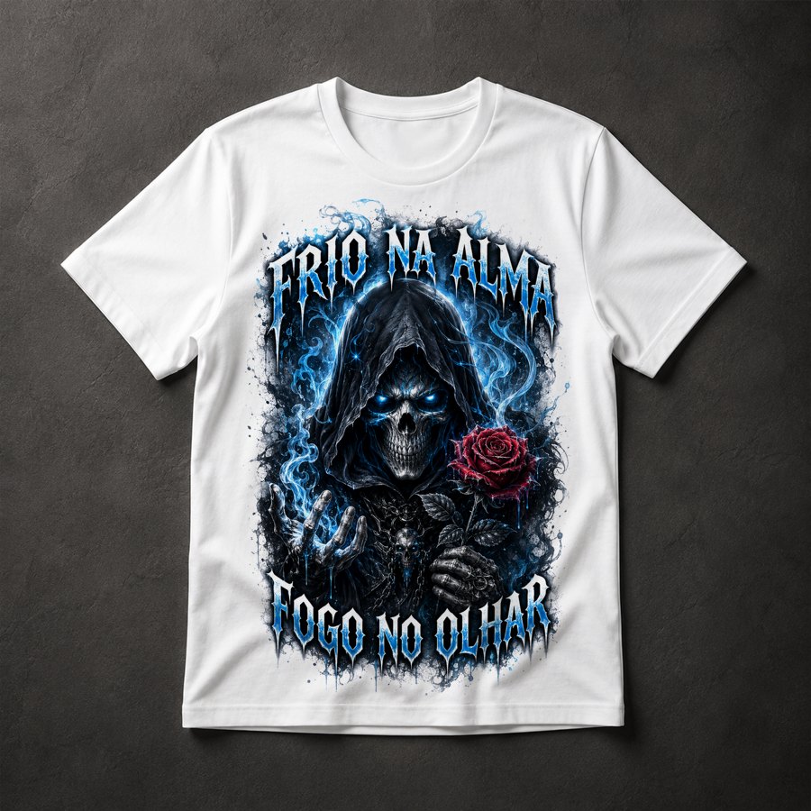 Camiseta Ceifador Frio na Alma