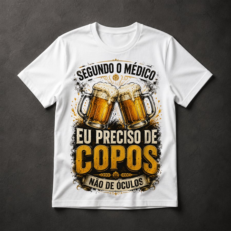 Camiseta Cerveja Humor