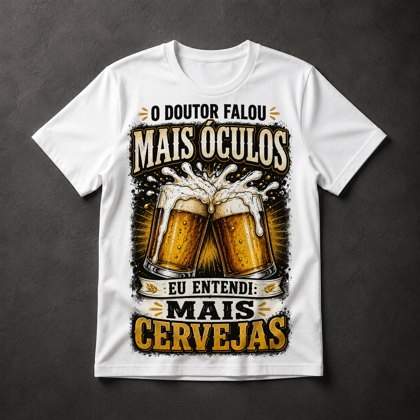 Camiseta Cerveja Humor