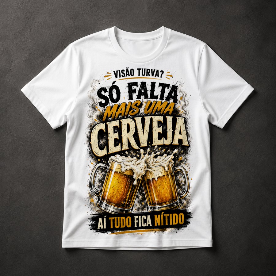 Camiseta Cerveja Humor