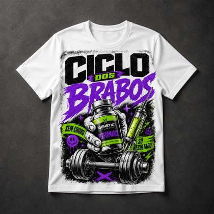 Camiseta Fitness Motivação