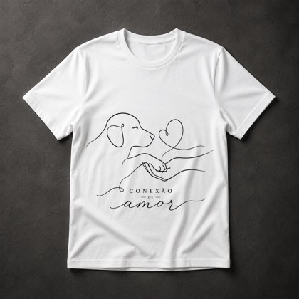 Camiseta Conexão com Pet