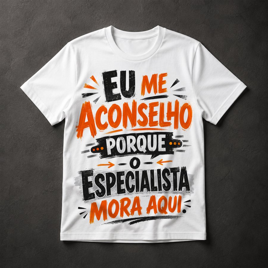 Camiseta humor autoconfiança