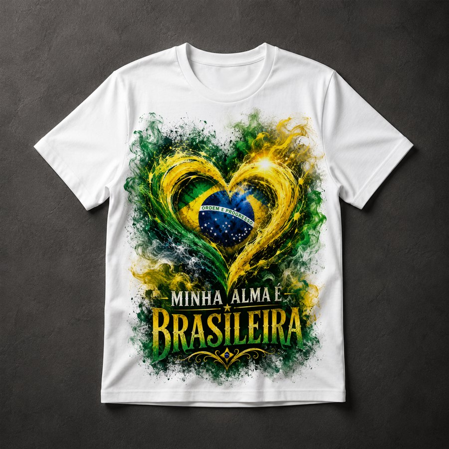 Camiseta Patriotismo Brasil