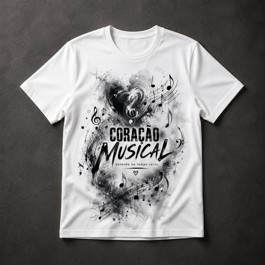 Camiseta música amor