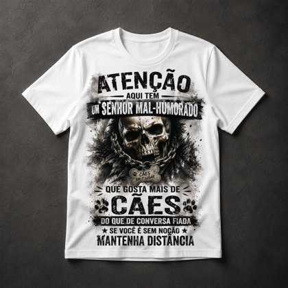 Camiseta Cães Humor