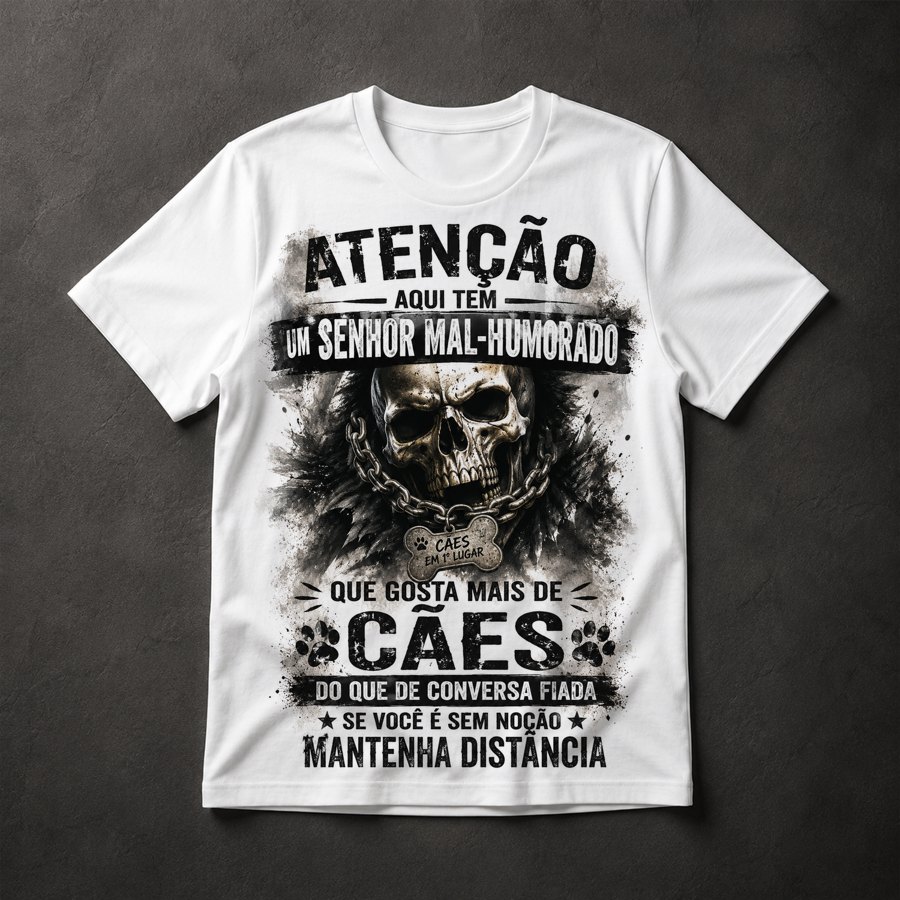 Camiseta Cães Humor