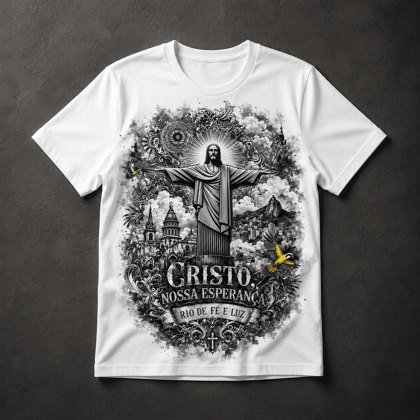 Camiseta Cristo Nossa Esperança