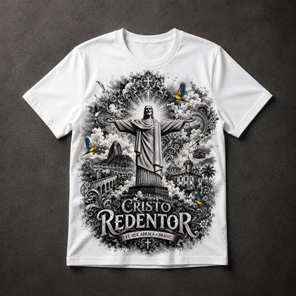 Camiseta Cristo Redentor