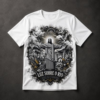 Camiseta Cristo Rio de Janeiro