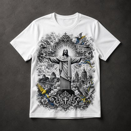 Camiseta Cristo Redentor