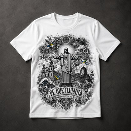 Camiseta Cristo Redentor