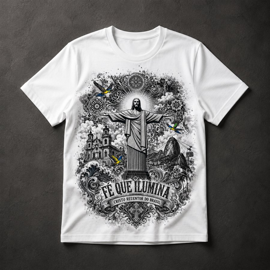 Camiseta Fé Religiosa