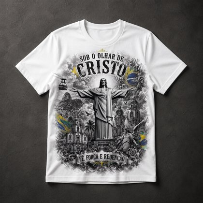 Camiseta Fé Religiosa