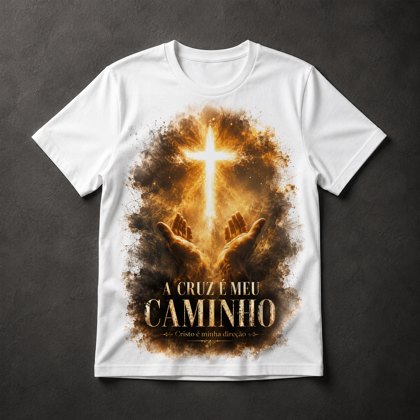 Camiseta Cruz Fé Cristo